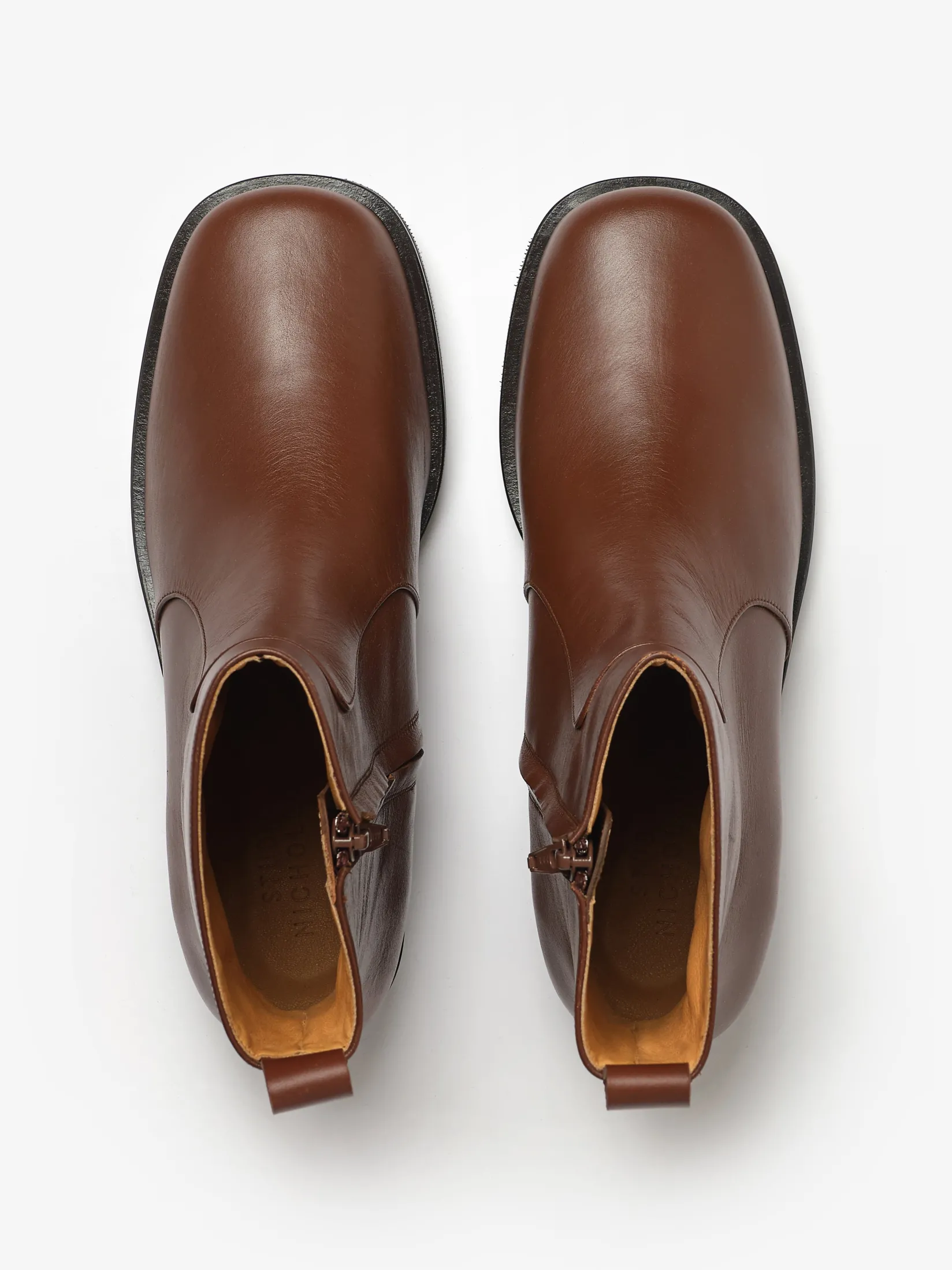 New Studio Nicholson Men's Square Boot Whiskey