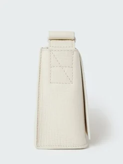 Online Studio Nicholson Meshi Mini Leather Bag Parchment