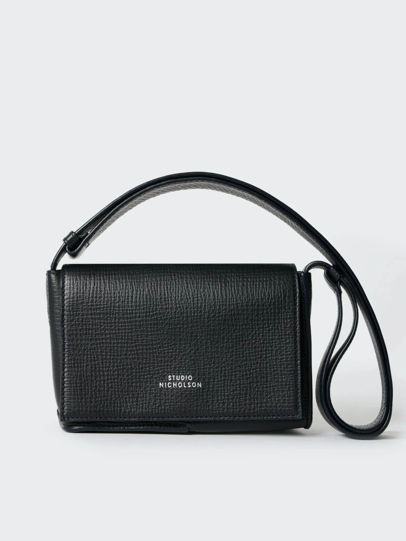 Clearance Studio Nicholson Meshi Mini Leather Bag Darkest Navy
