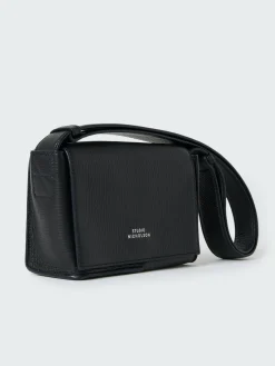 Clearance Studio Nicholson Meshi Mini Leather Bag Darkest Navy