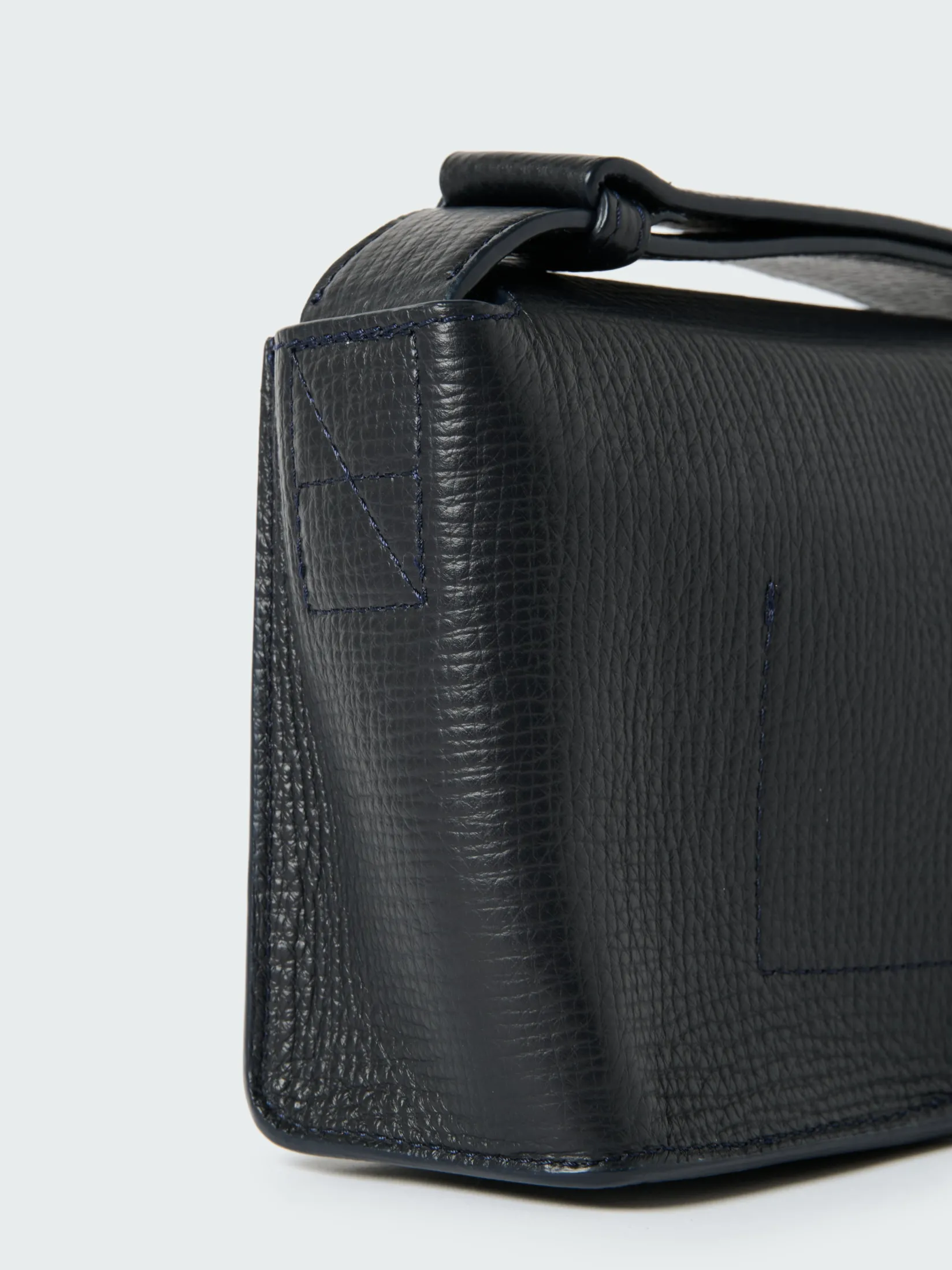Clearance Studio Nicholson Meshi Mini Leather Bag Darkest Navy