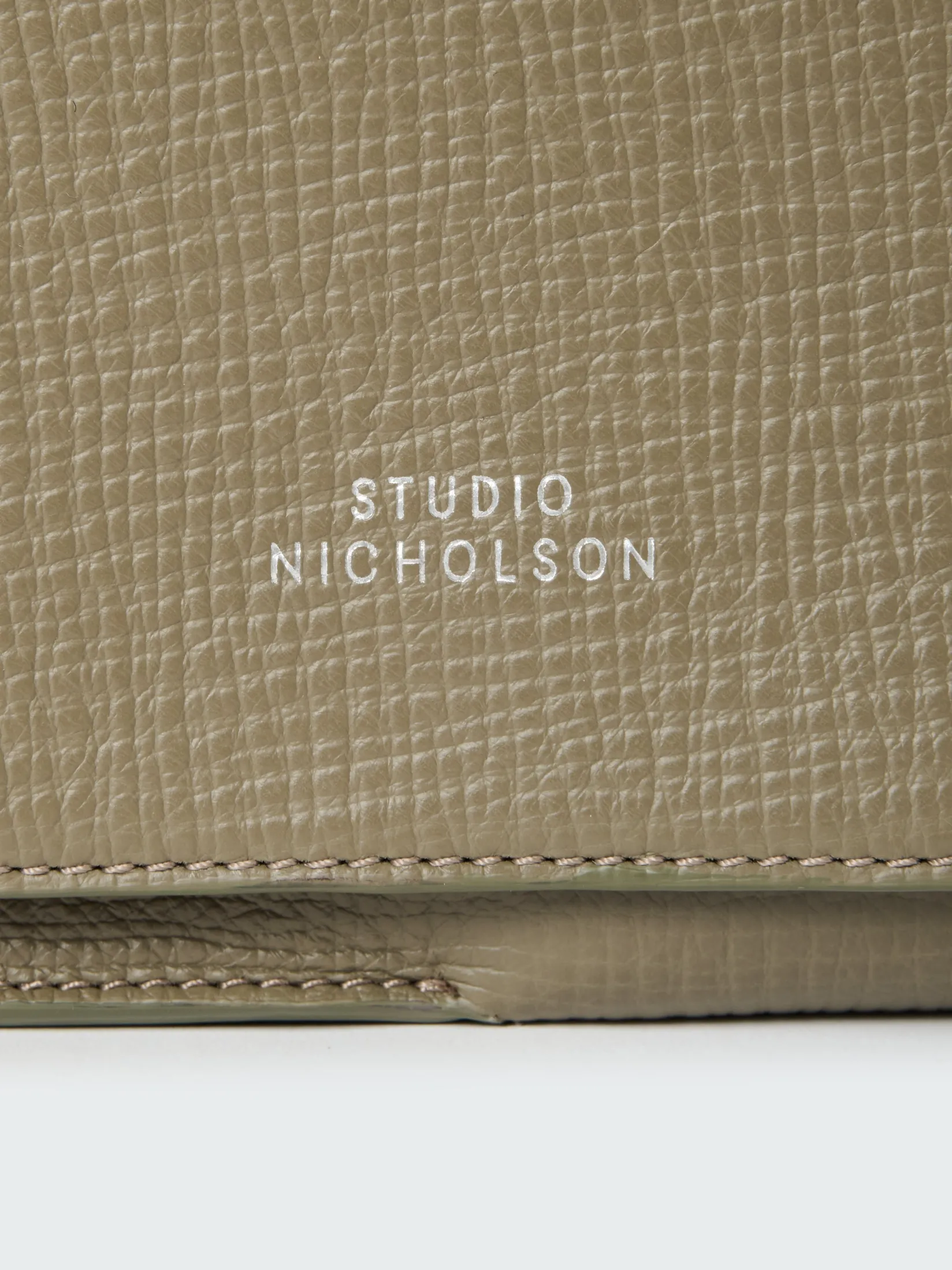 New Studio Nicholson Meshi Mini Leather Bag Elephant