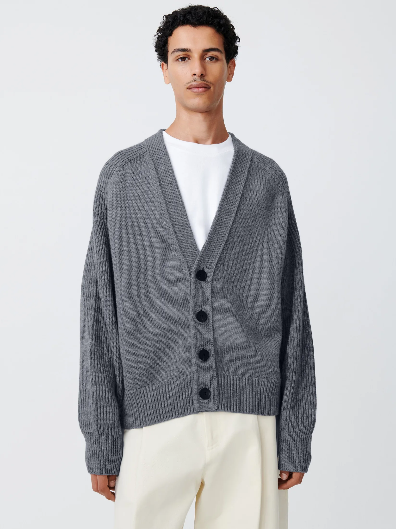 Sale Studio Nicholson Michel Knit Cadet Grey