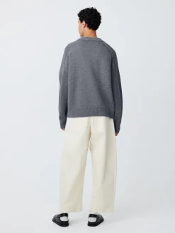 Sale Studio Nicholson Michel Knit Cadet Grey