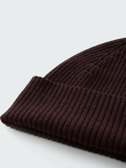 New Studio Nicholson Mikkel Beanie Chocolate Raisin