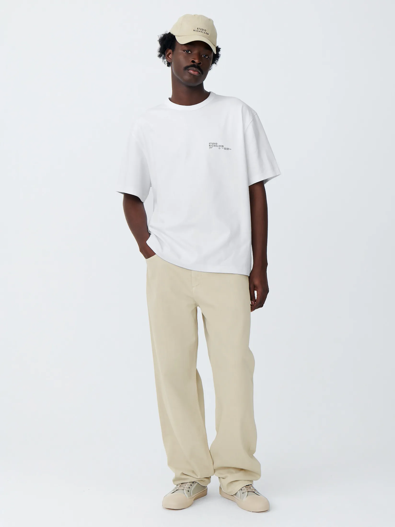 Sale Studio Nicholson Module T-Shirt White