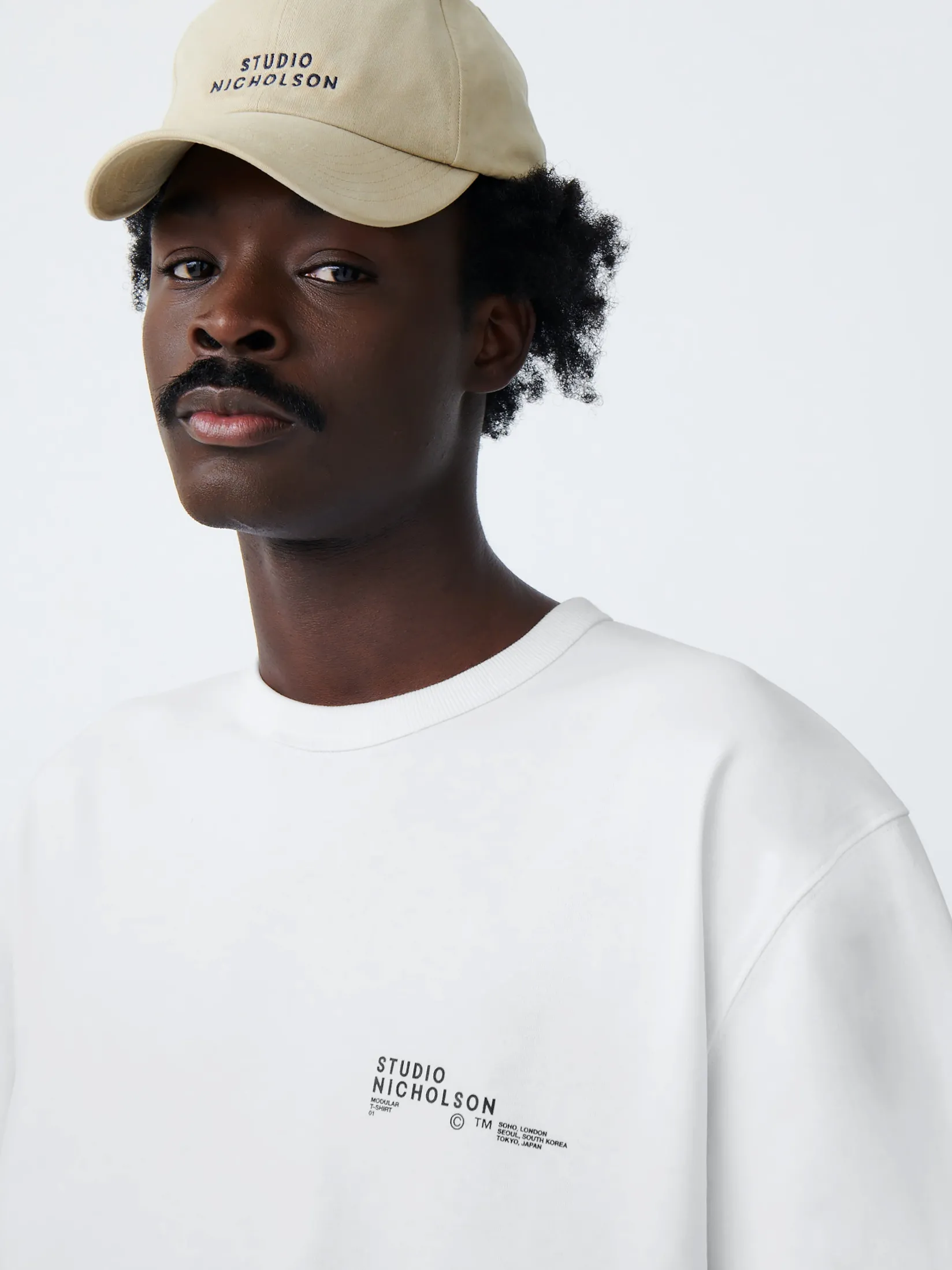 Sale Studio Nicholson Module T-Shirt White
