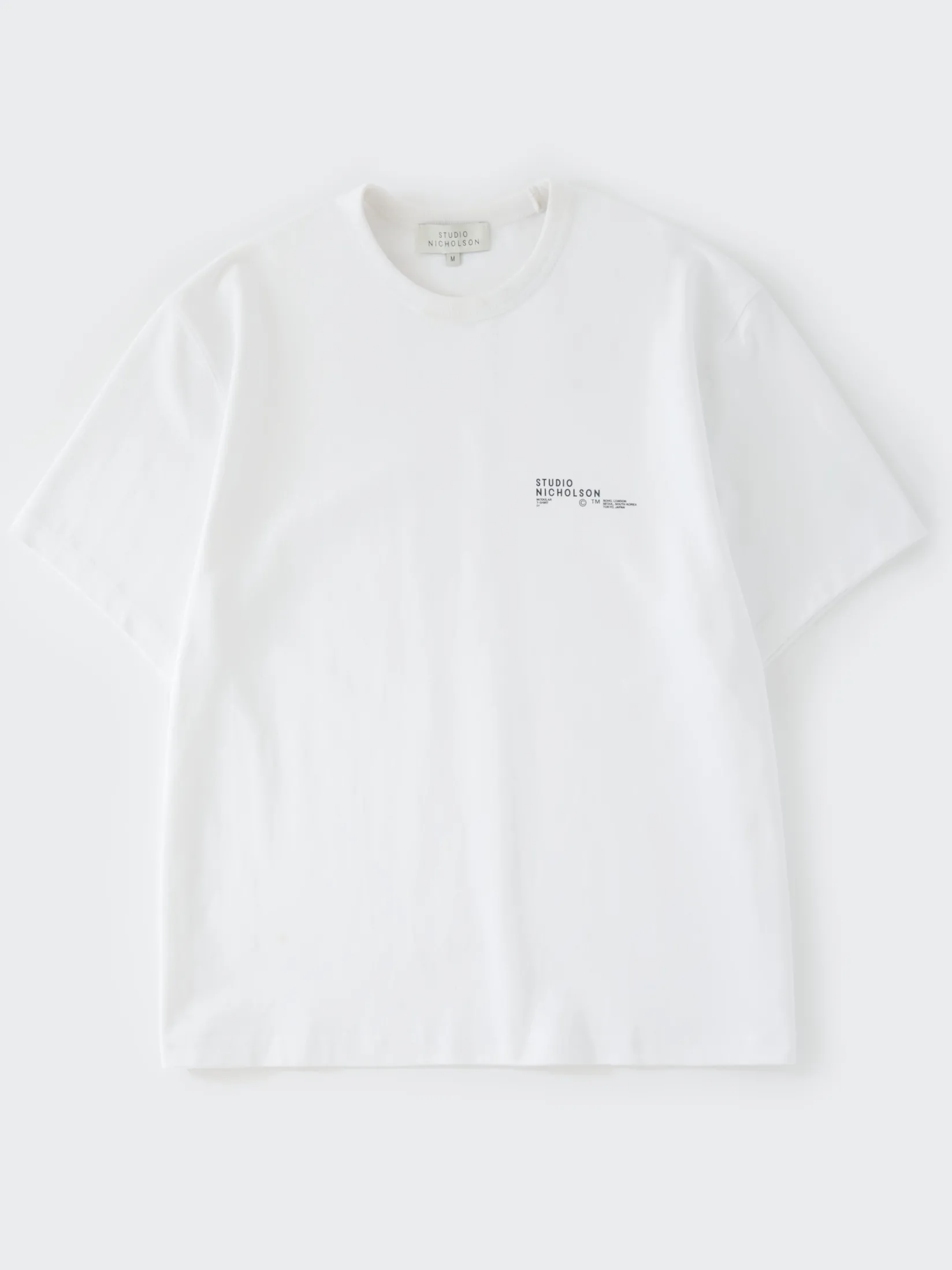 Sale Studio Nicholson Module T-Shirt White