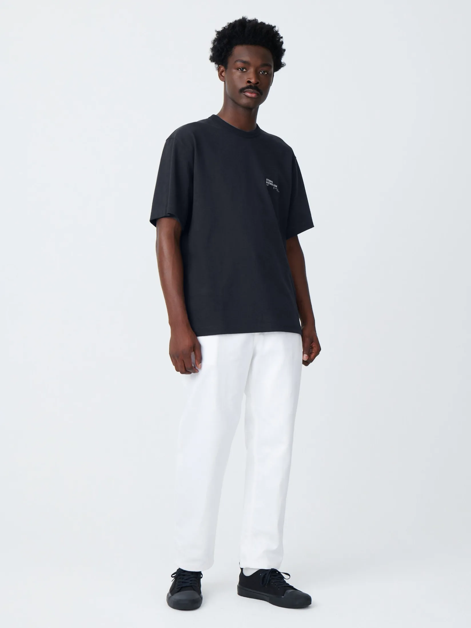 New Studio Nicholson Module T-Shirt Darkest Navy