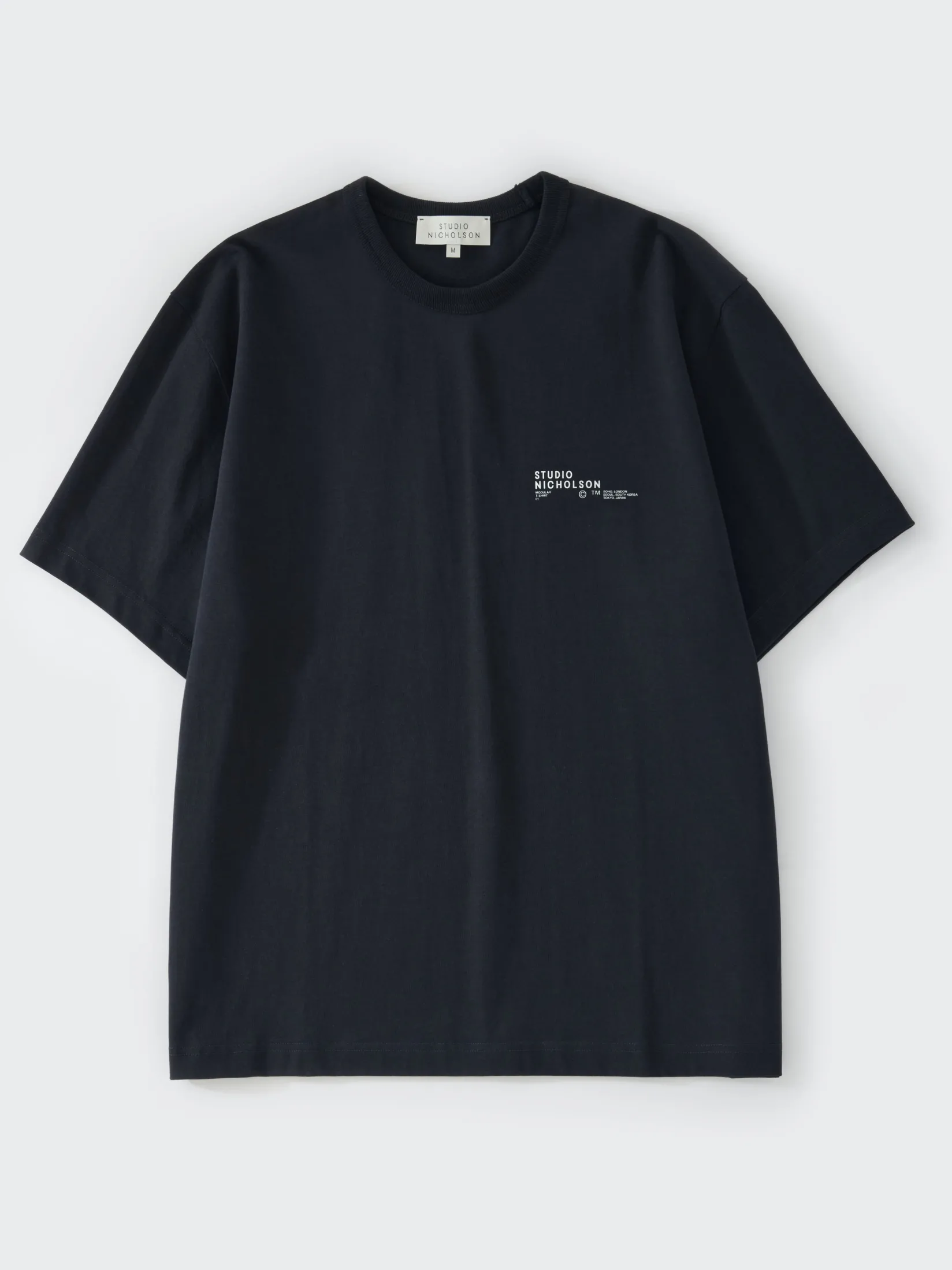 New Studio Nicholson Module T-Shirt Darkest Navy
