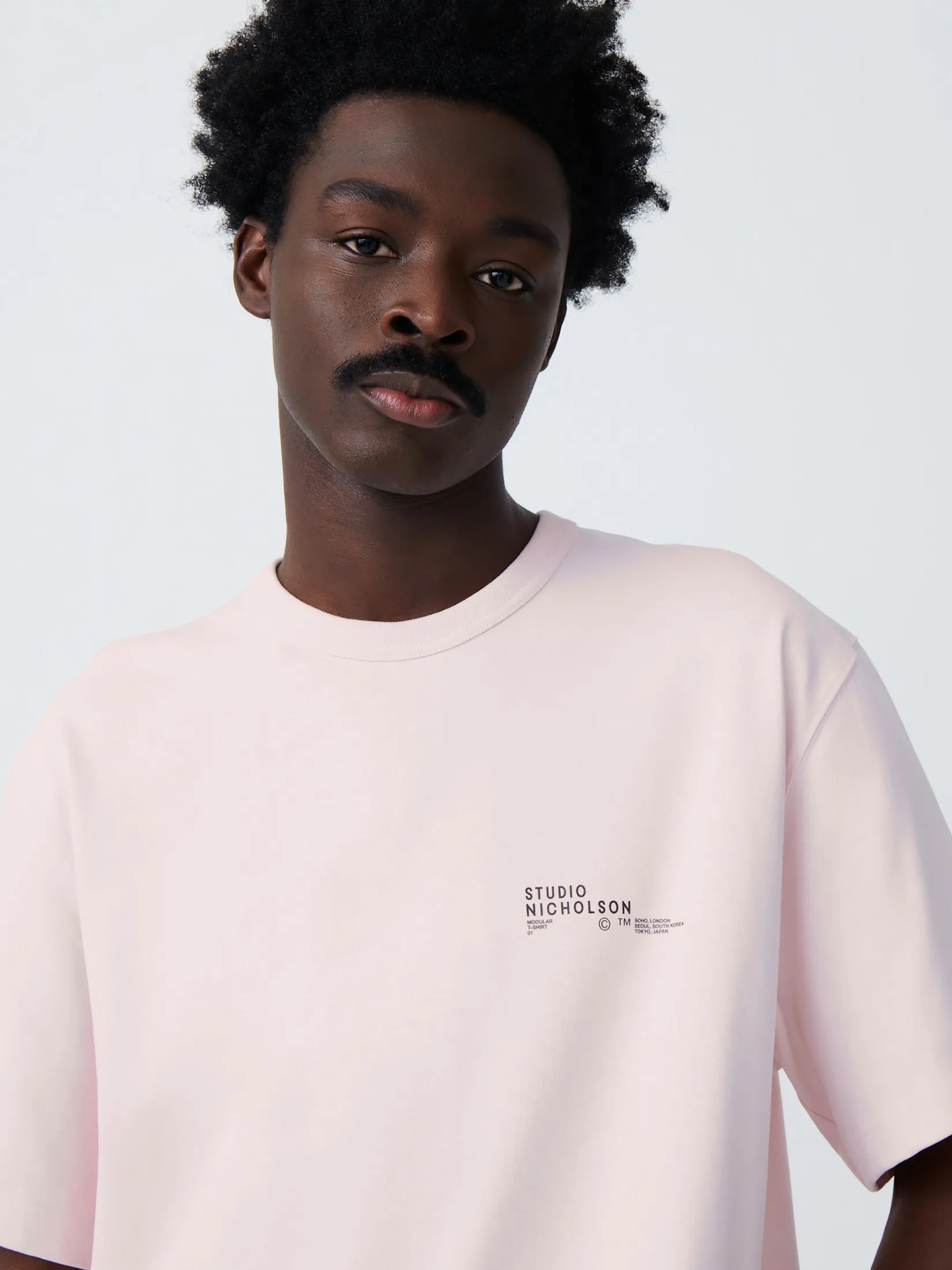 Best Studio Nicholson Module T-Shirt Miami Pink