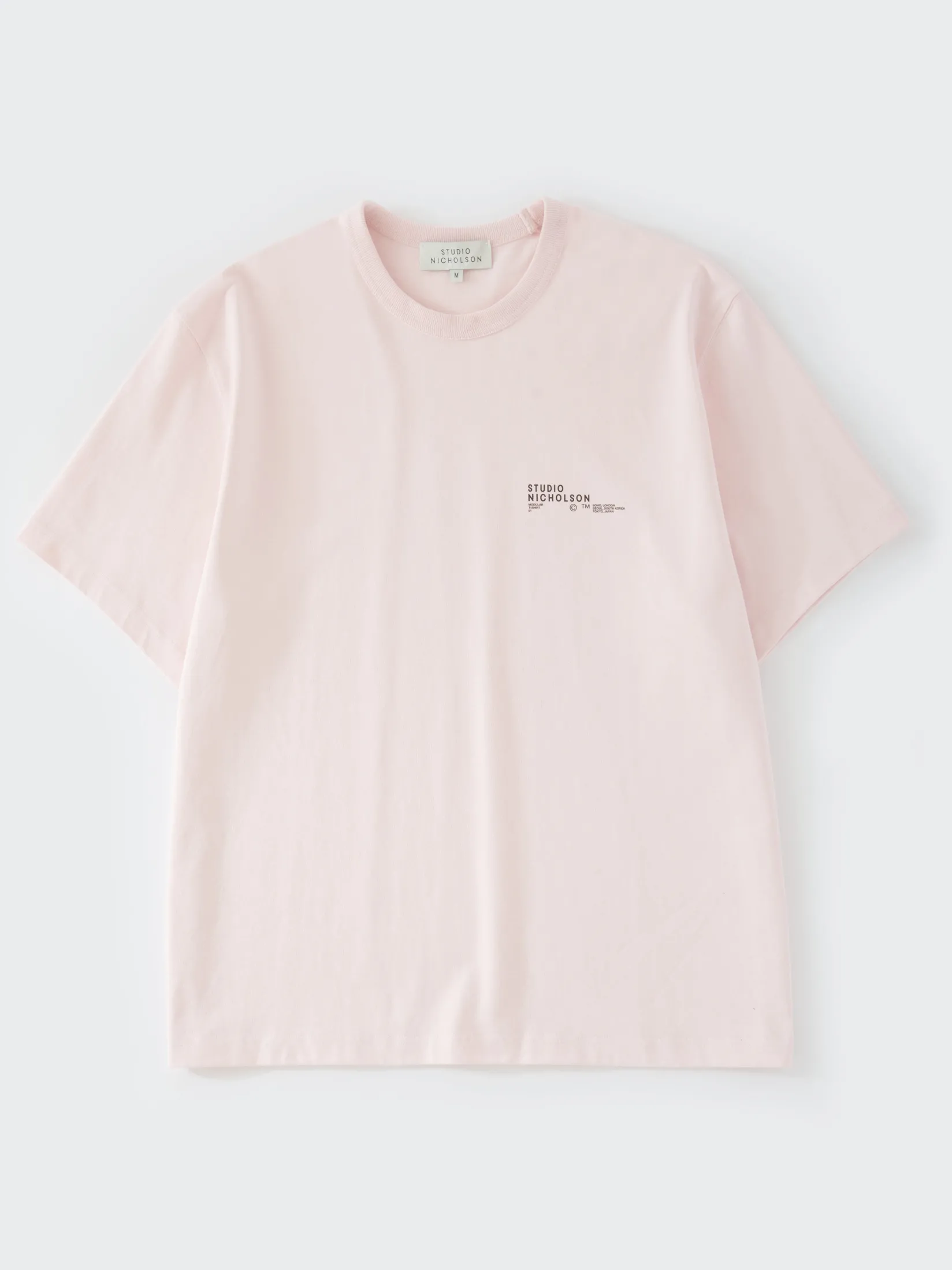 Best Studio Nicholson Module T-Shirt Miami Pink