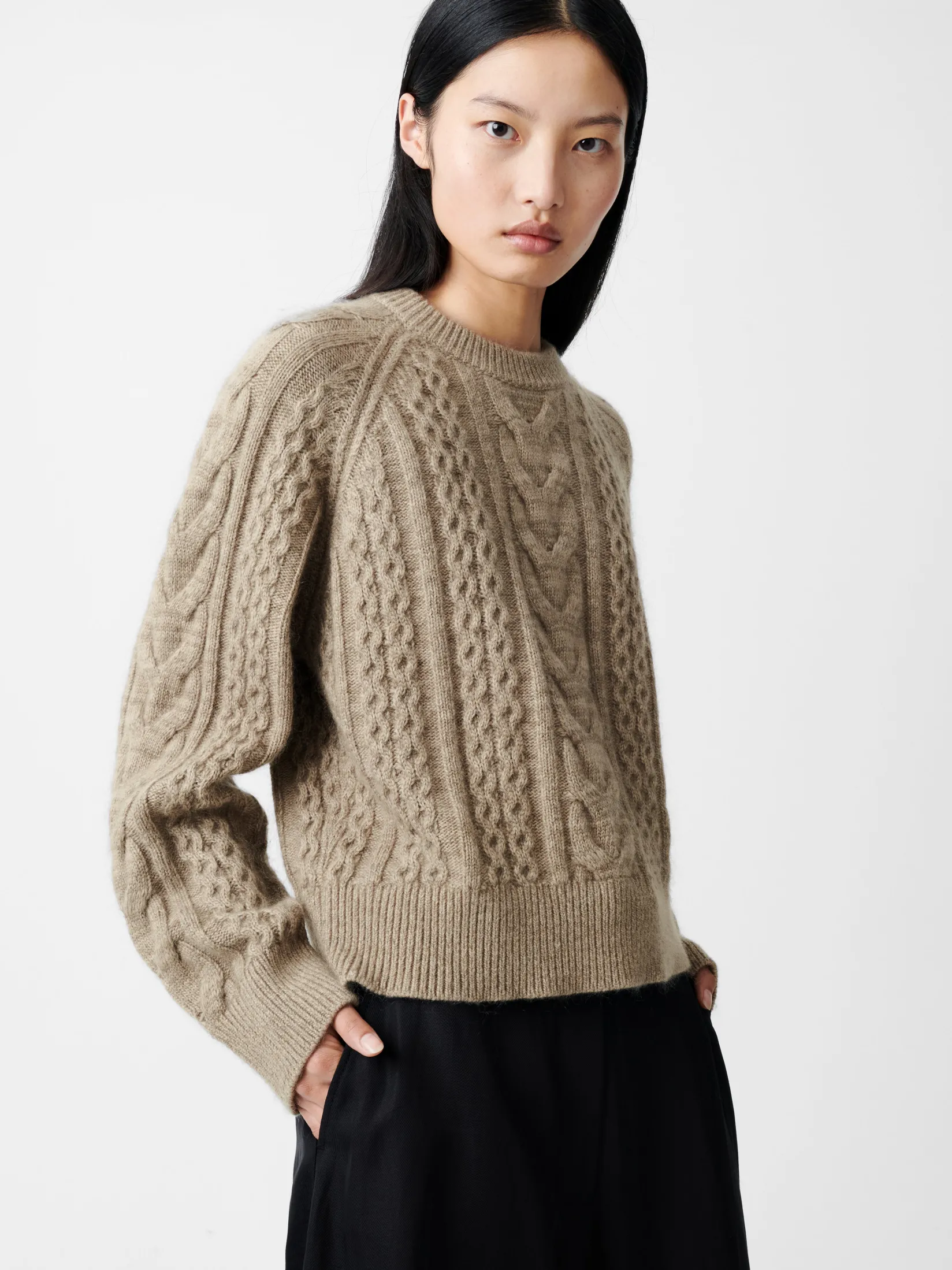 New Studio Nicholson Molve Knit Oatmeal