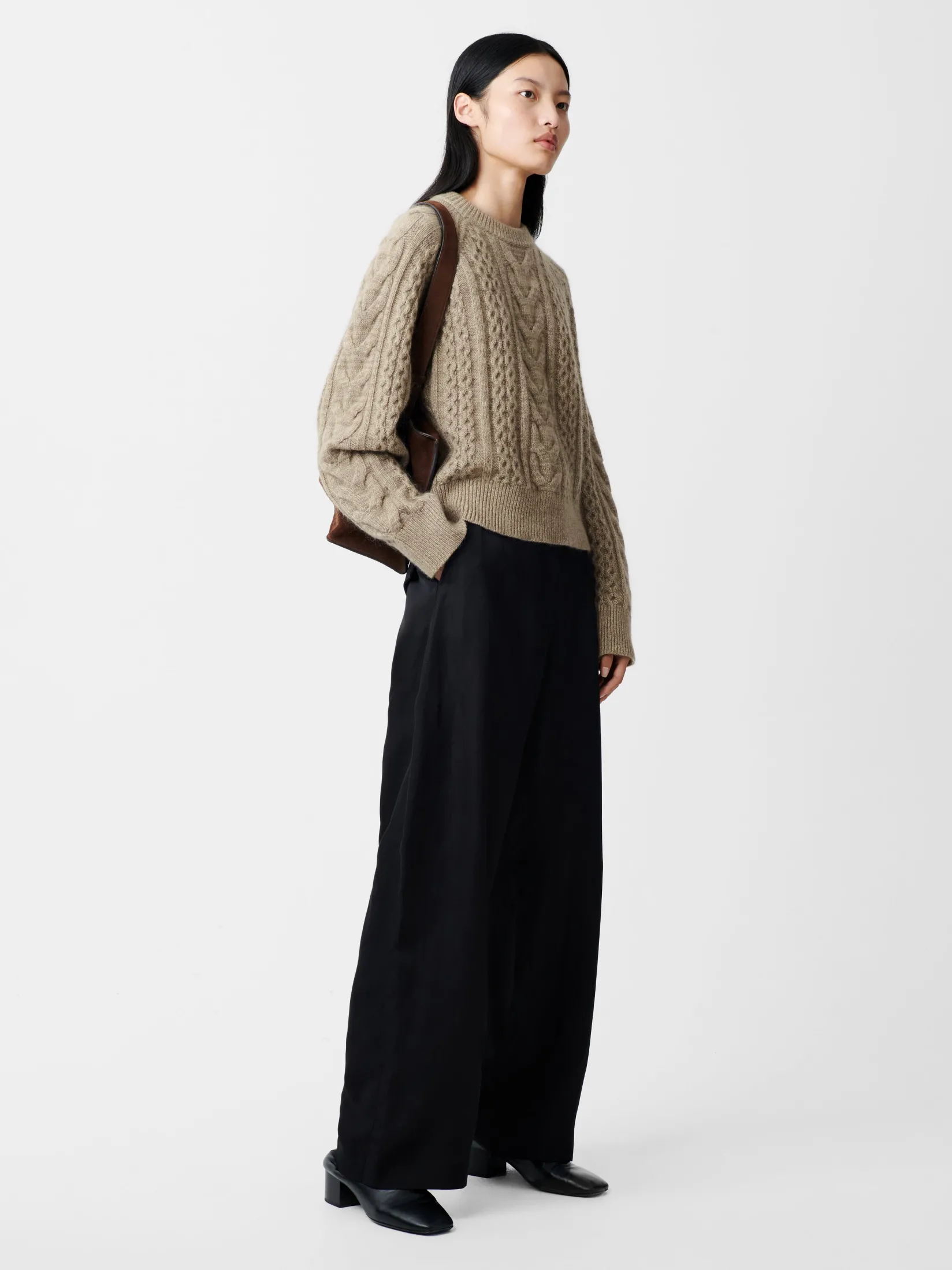 New Studio Nicholson Molve Knit Oatmeal