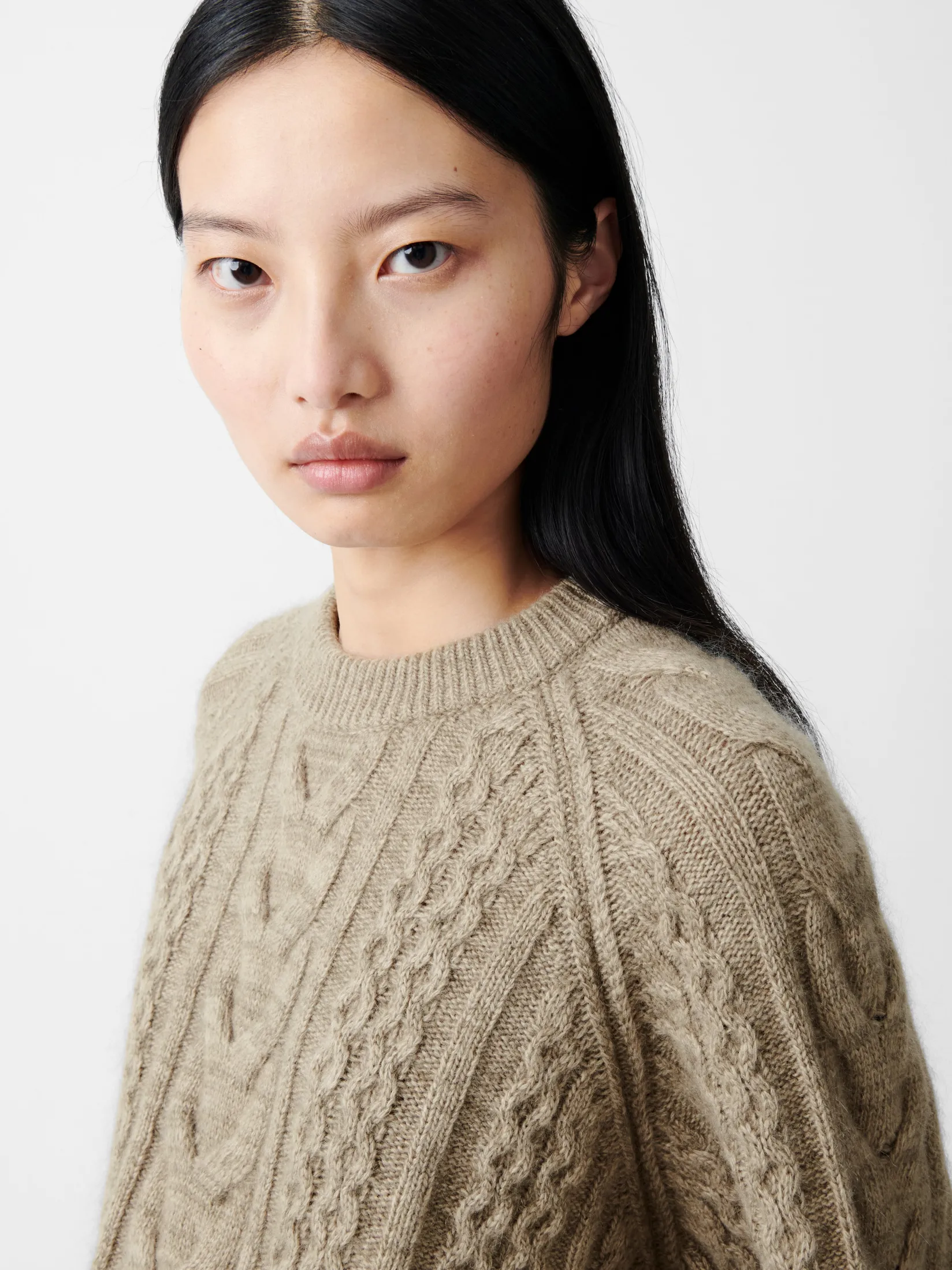 New Studio Nicholson Molve Knit Oatmeal