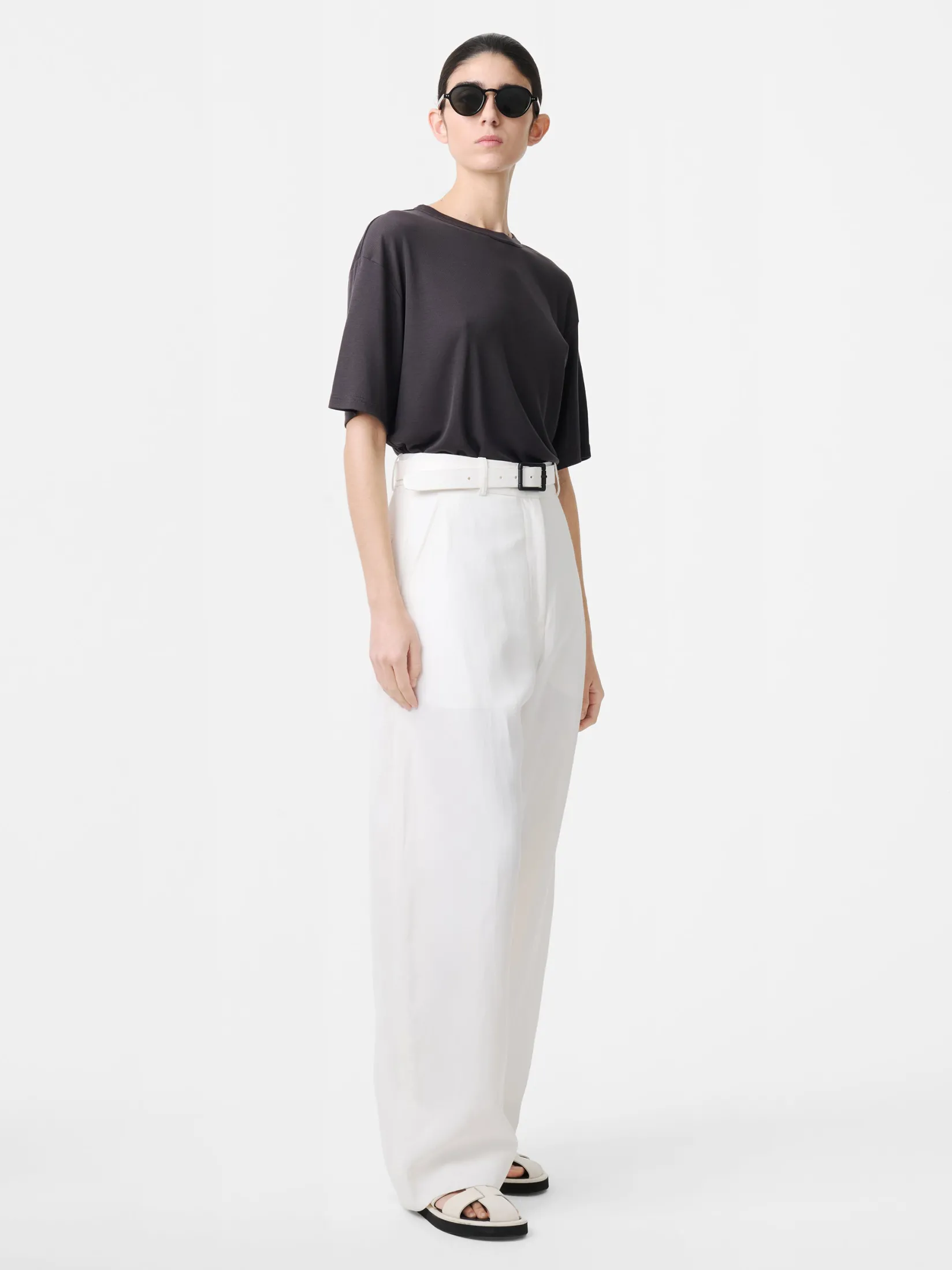 Clearance Studio Nicholson Myers Linen Pant Parchment