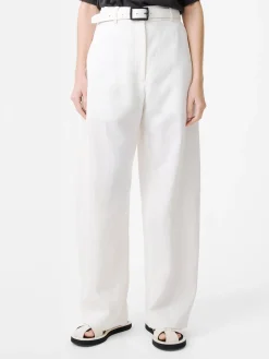 Clearance Studio Nicholson Myers Linen Pant Parchment