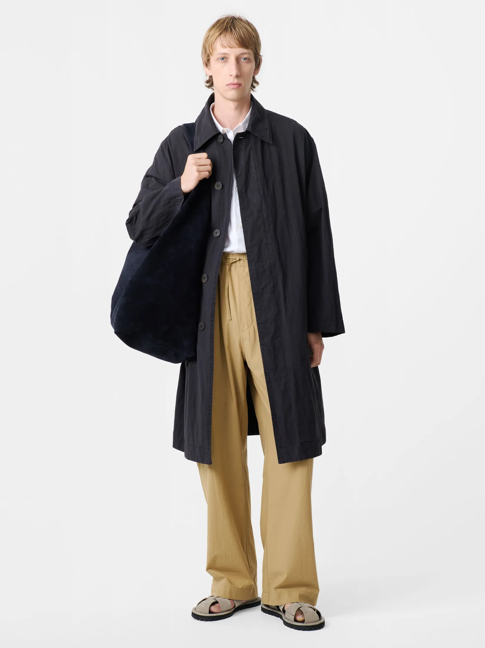 Outlet Studio Nicholson Nevis Coat Dark Navy