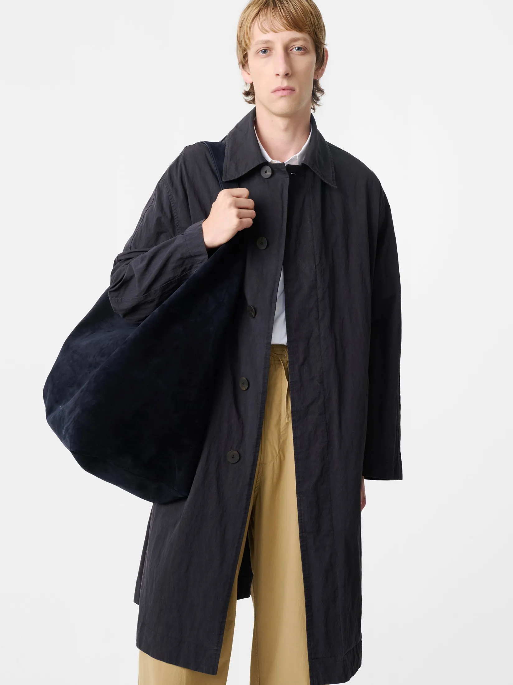 Outlet Studio Nicholson Nevis Coat Dark Navy