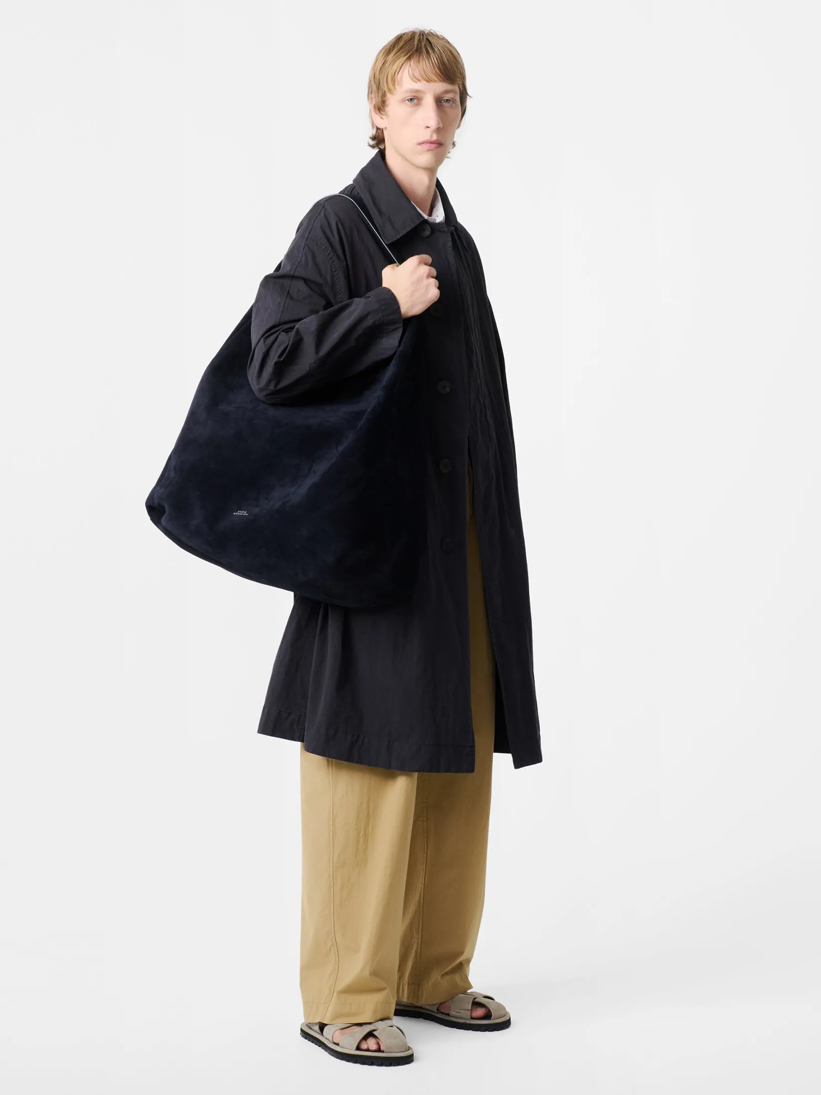 Outlet Studio Nicholson Nevis Coat Dark Navy
