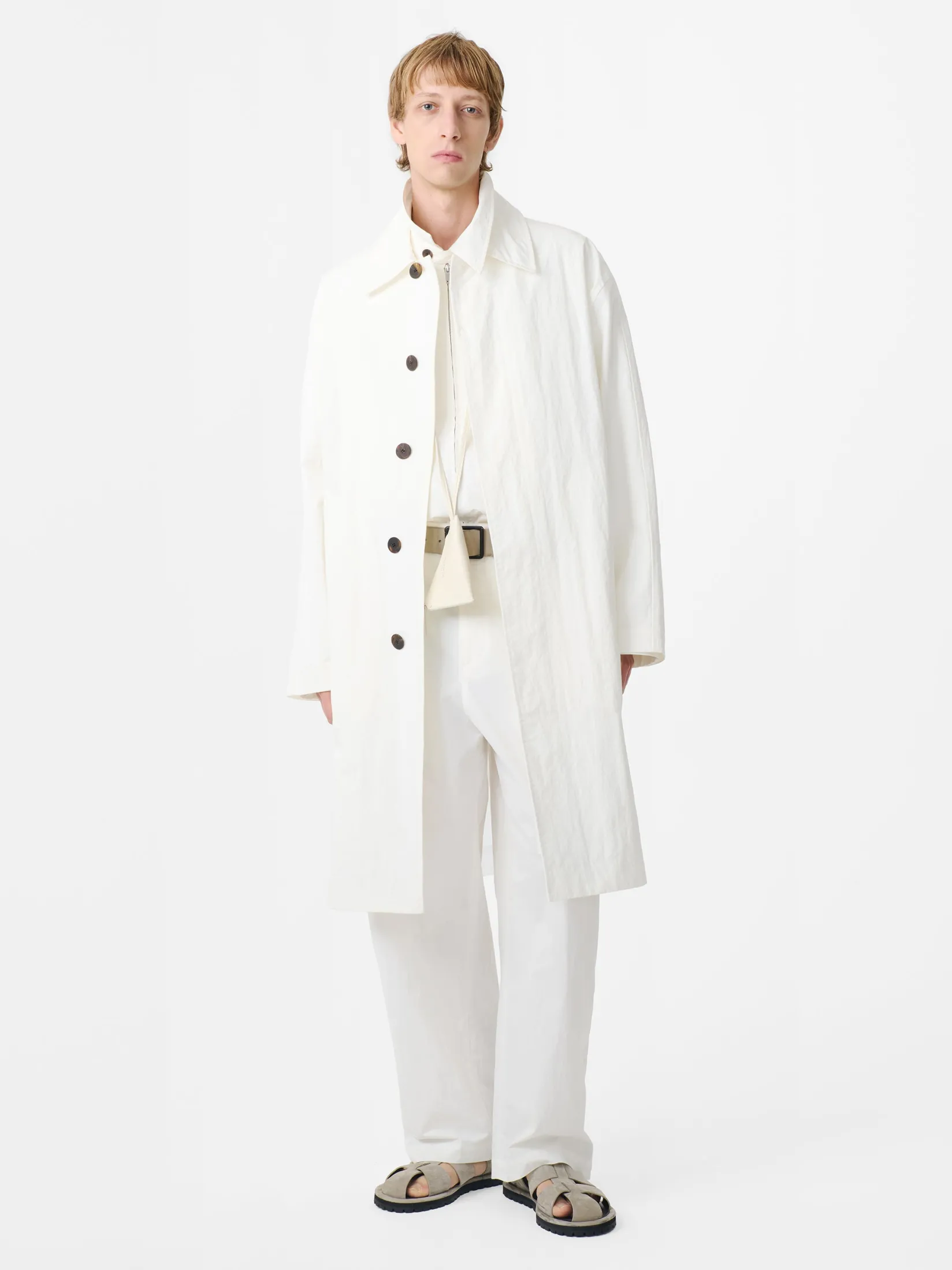 Outlet Studio Nicholson Nevis Coat Parchment