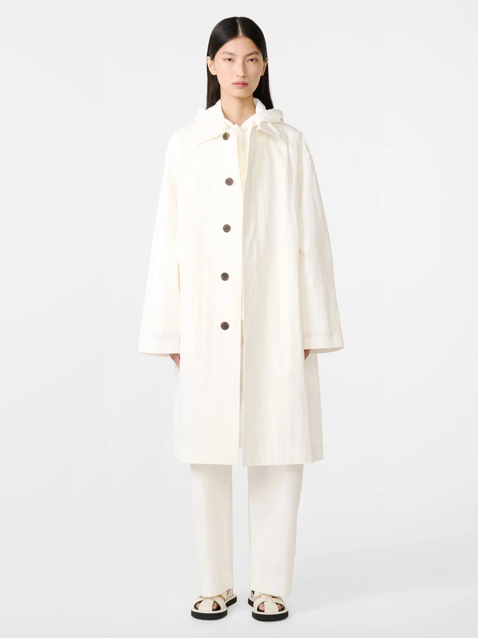 Outlet Studio Nicholson Nevis Coat Parchment