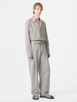 Best Studio Nicholson Noam Tropical Wool Pant Ice Melange