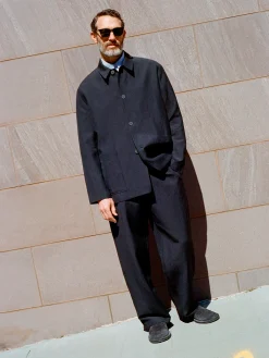 Clearance Studio Nicholson Nopi Jacket Darkest Navy