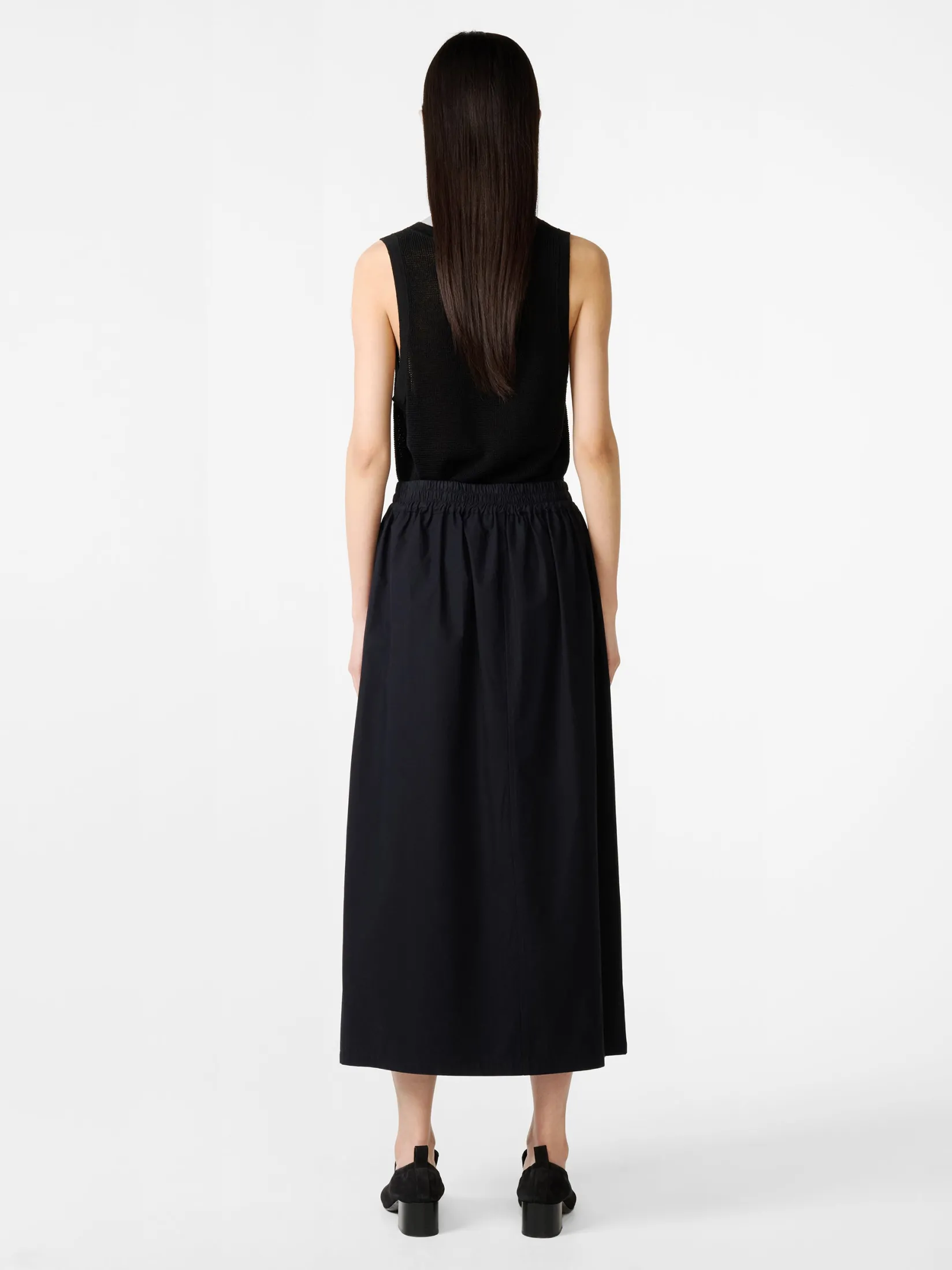 Discount Studio Nicholson Oates Skirt Darkest Navy