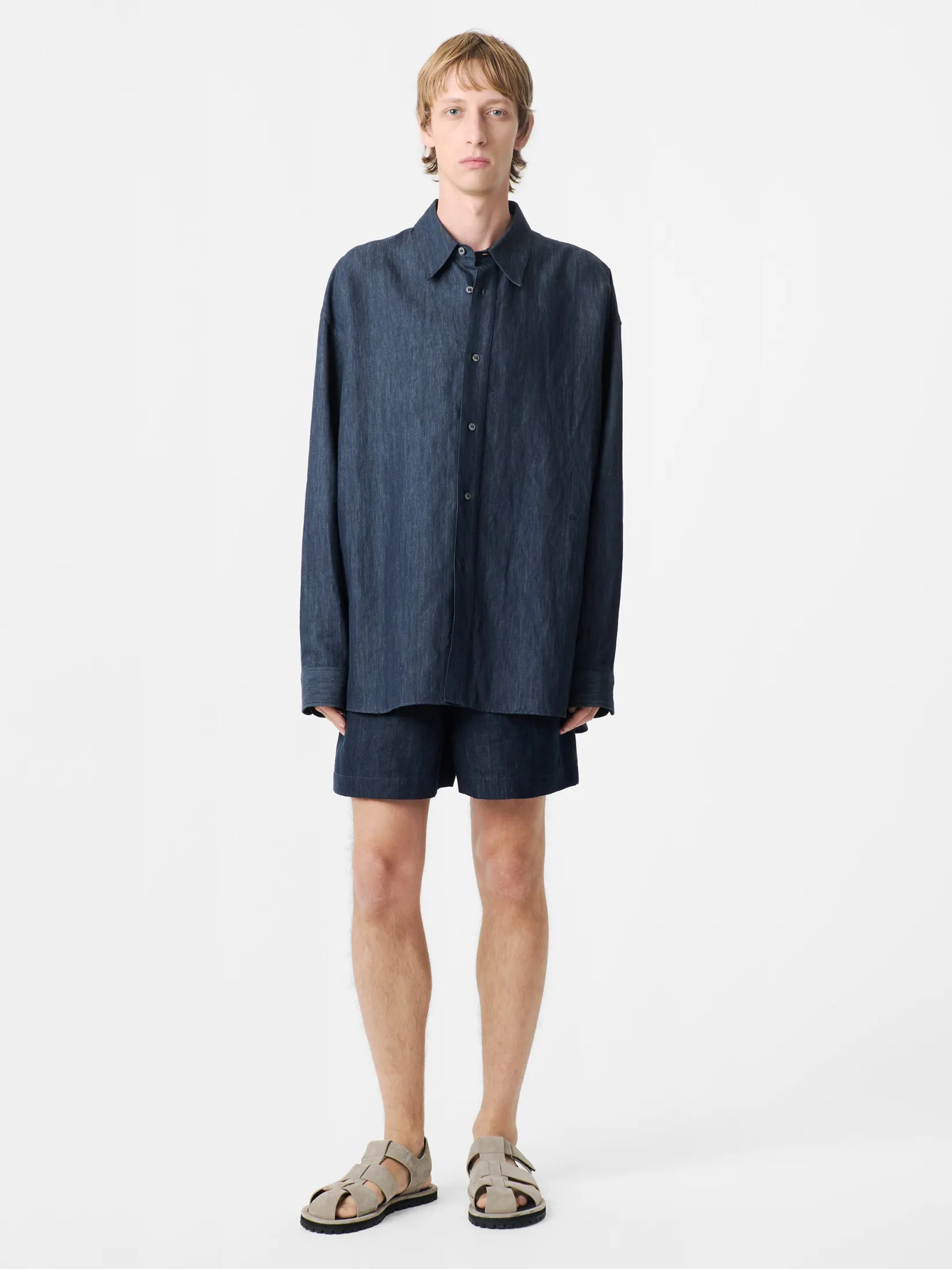 Hot Studio Nicholson Oli Shirt Indigo