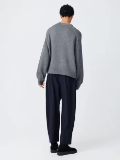 Fashion Studio Nicholson Opal Tropical Wool Pant Darkest Navy