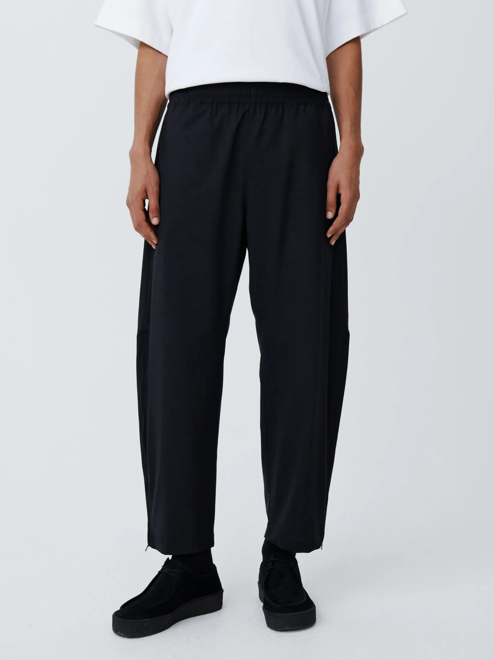 Fashion Studio Nicholson Opal Tropical Wool Pant Darkest Navy