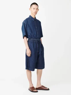 Discount Studio Nicholson Ossi Denim Short Indigo