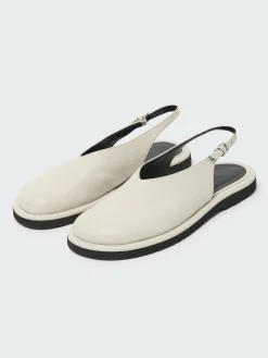 Discount Studio Nicholson Paley Leather Shoe Parchment