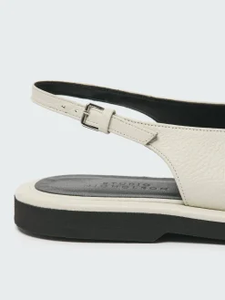Discount Studio Nicholson Paley Leather Shoe Parchment