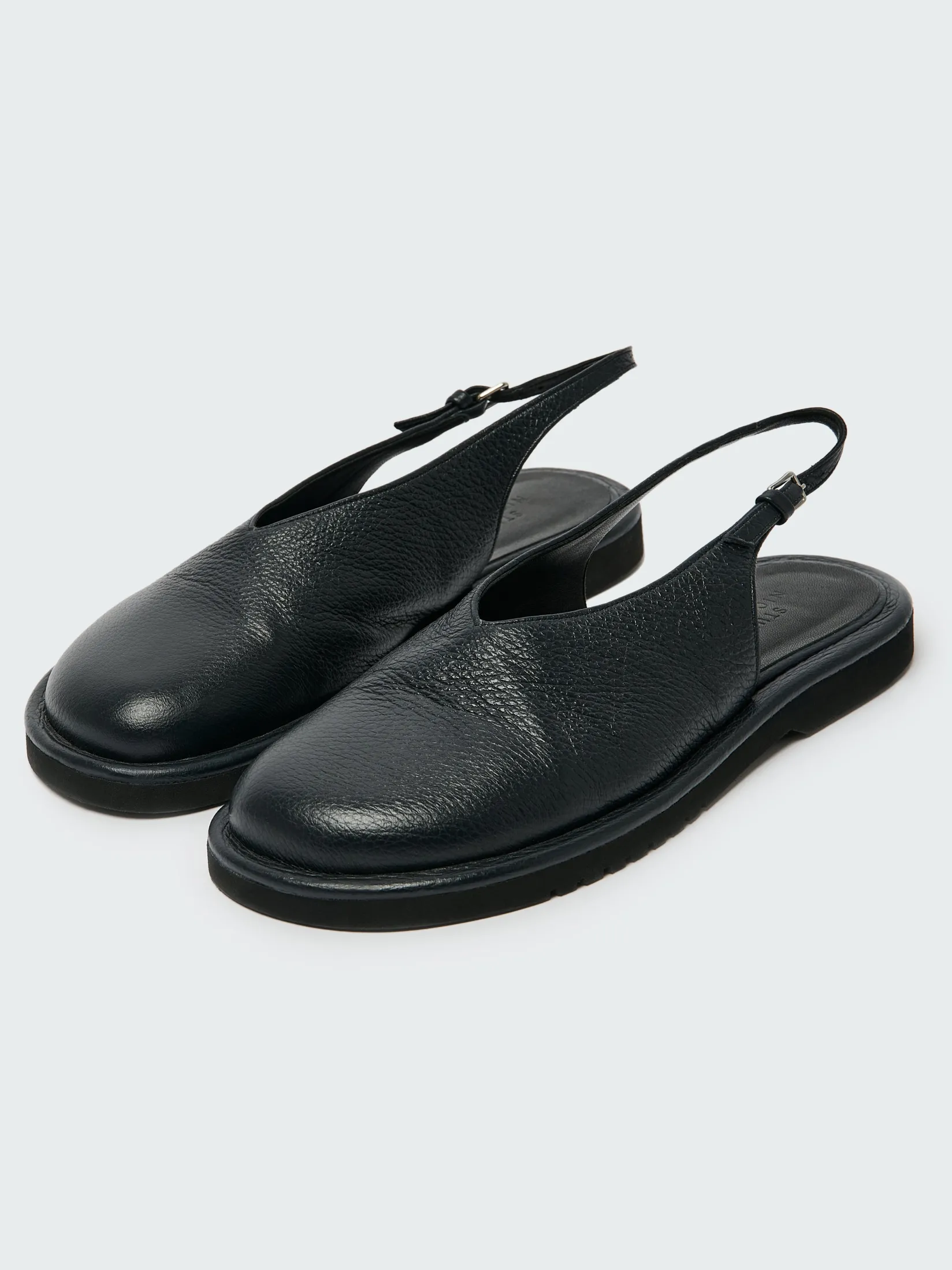 New Studio Nicholson Paley Leather Shoe Darkest Navy