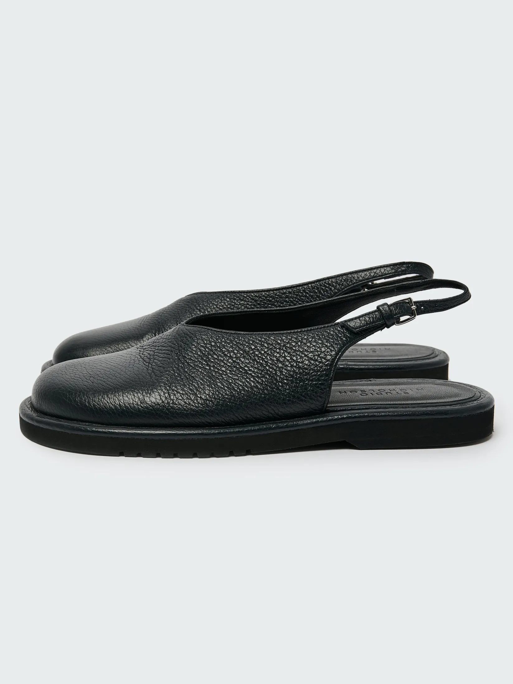 New Studio Nicholson Paley Leather Shoe Darkest Navy