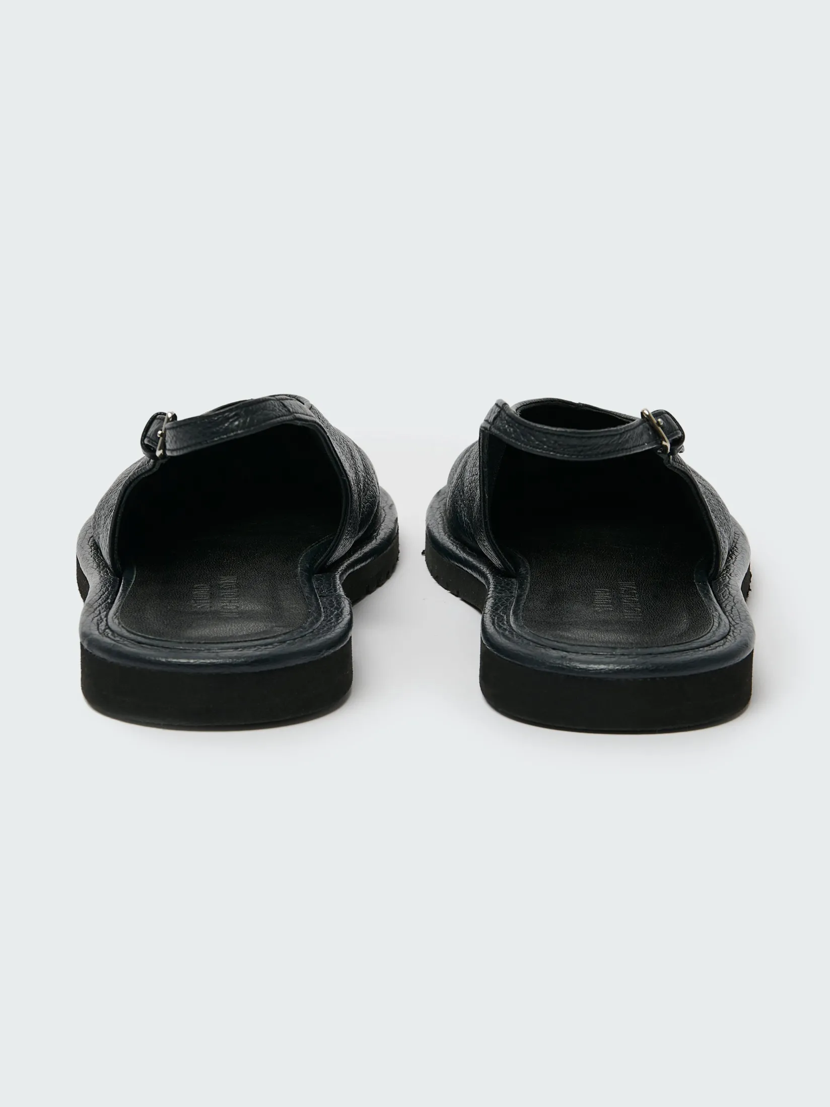 New Studio Nicholson Paley Leather Shoe Darkest Navy