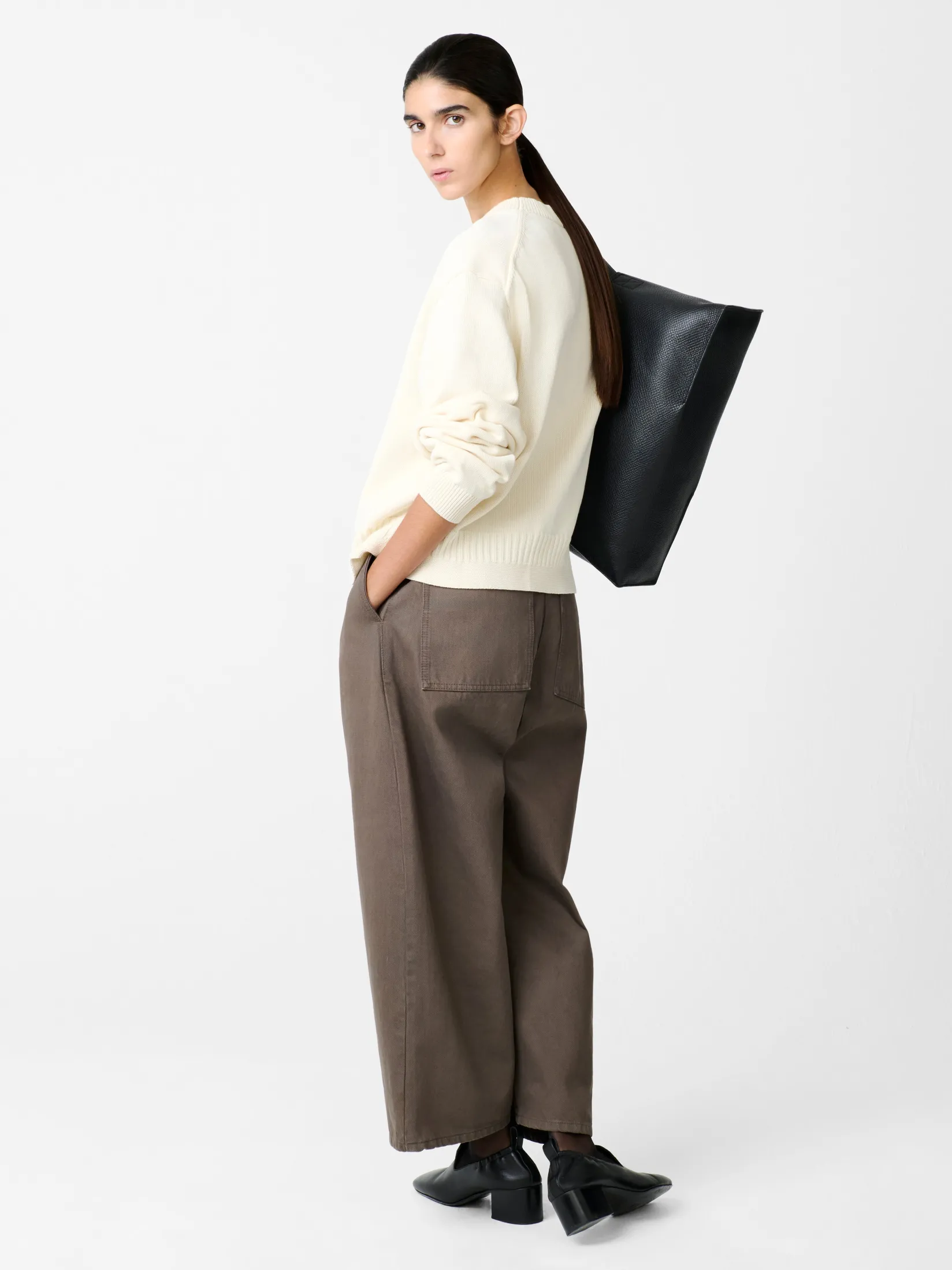 Online Studio Nicholson Paola Knit Parchment