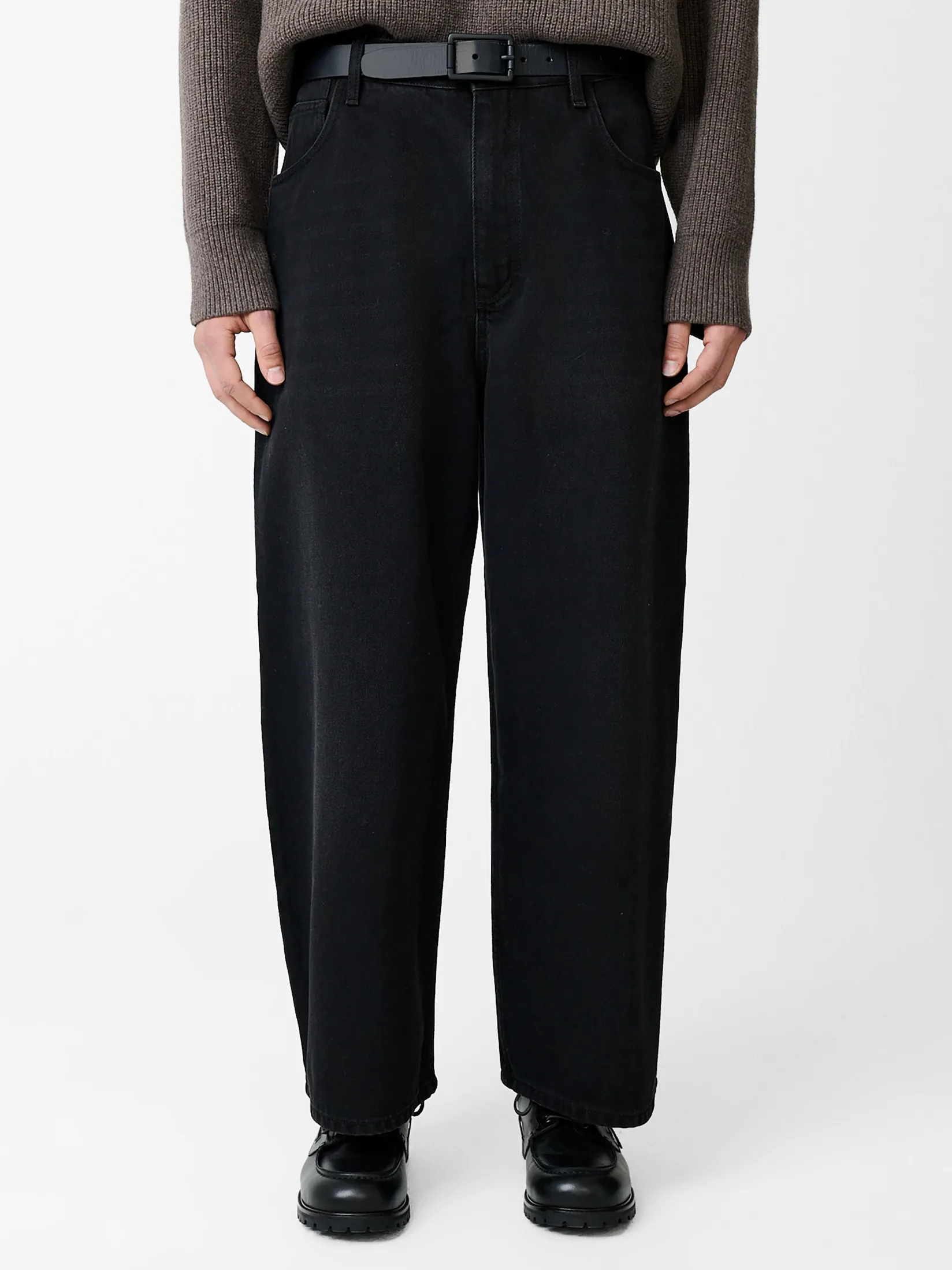 Clearance Studio Nicholson Paolo Denim Pant Washed Black