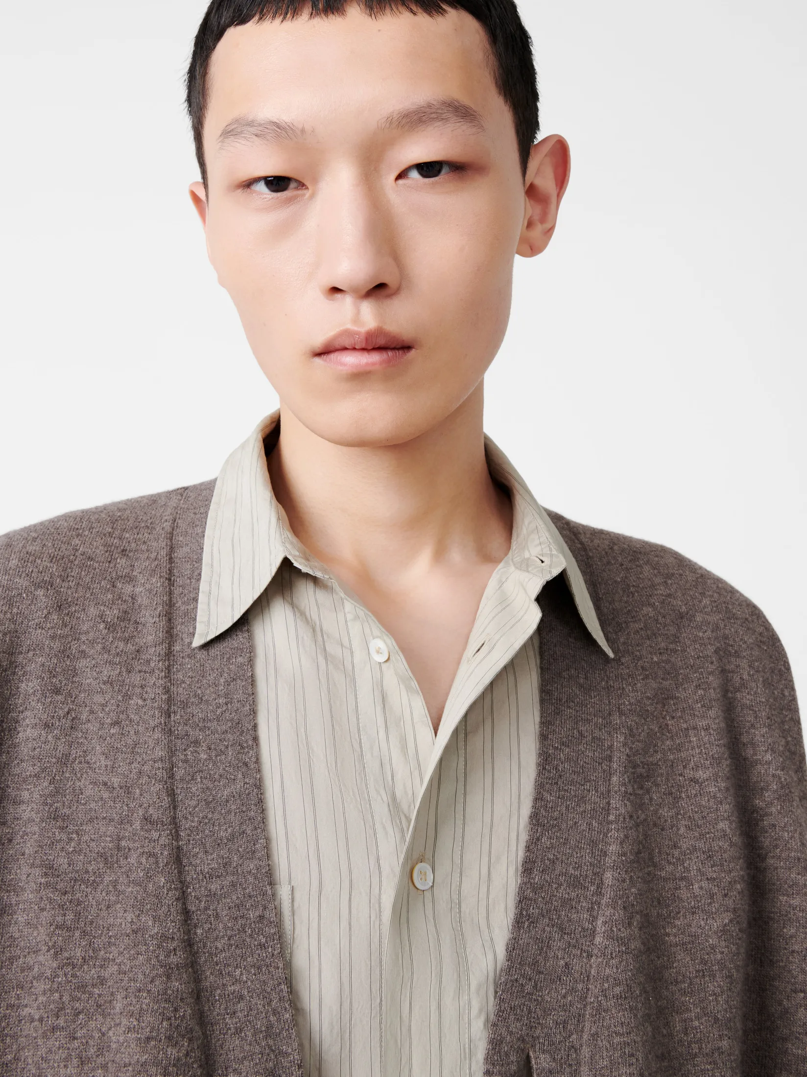 Online Studio Nicholson Parr Knit Stone Melange