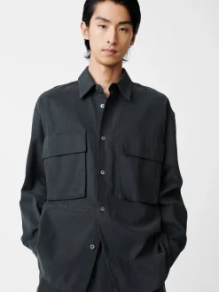Outlet Studio Nicholson Pat Shirt Dark Fir