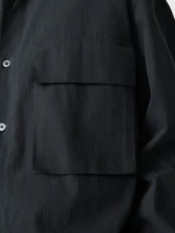 Outlet Studio Nicholson Pat Shirt Dark Fir