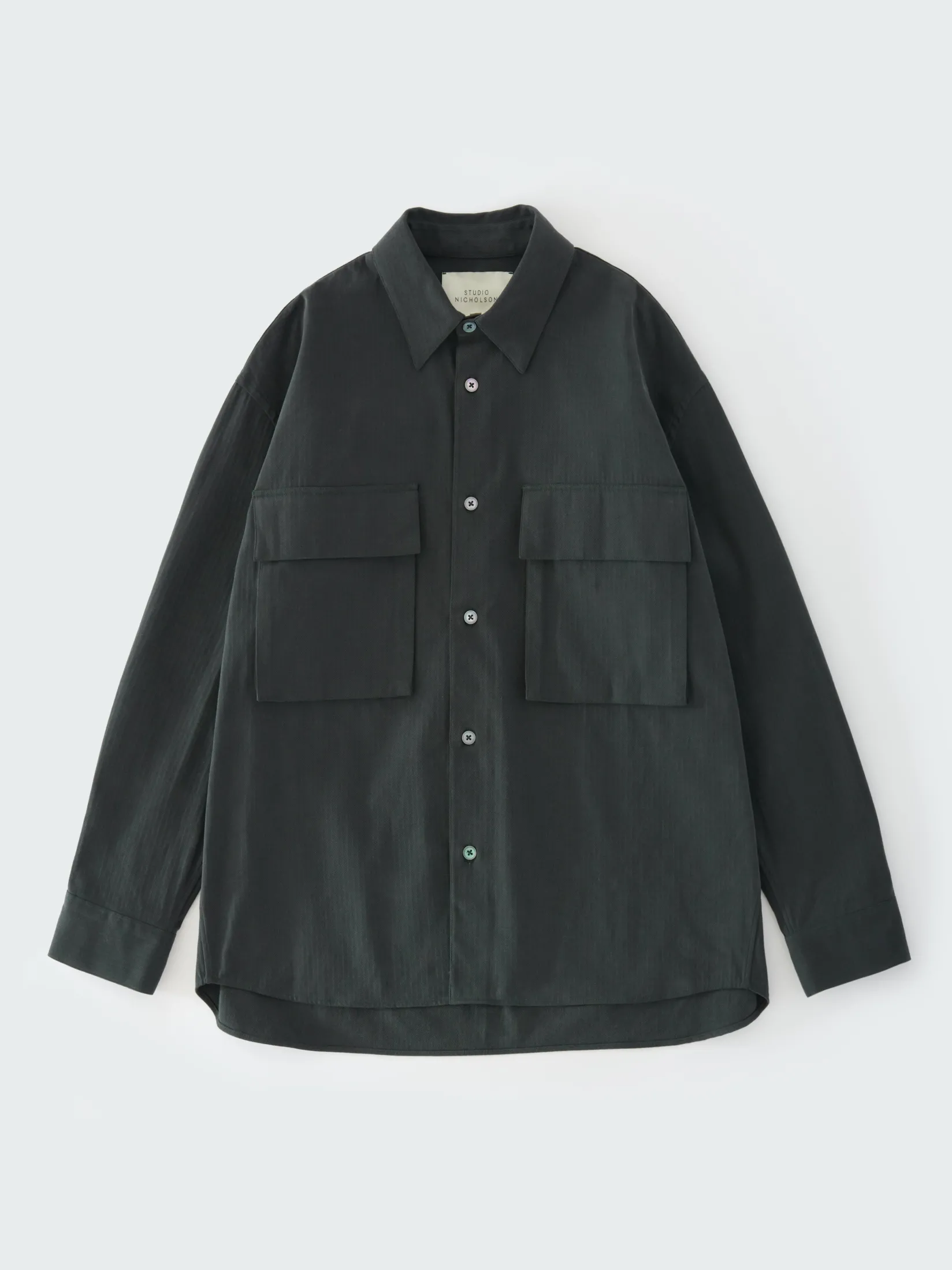 Outlet Studio Nicholson Pat Shirt Dark Fir