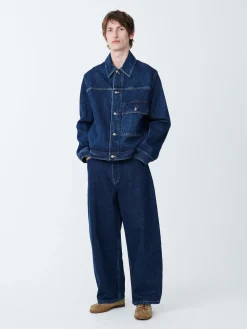 Clearance Studio Nicholson Petar Denim Jacket Indigo Wash