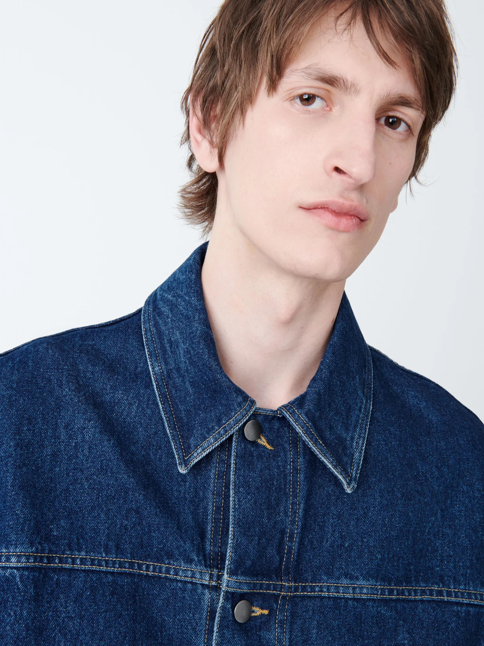 Clearance Studio Nicholson Petar Denim Jacket Indigo Wash