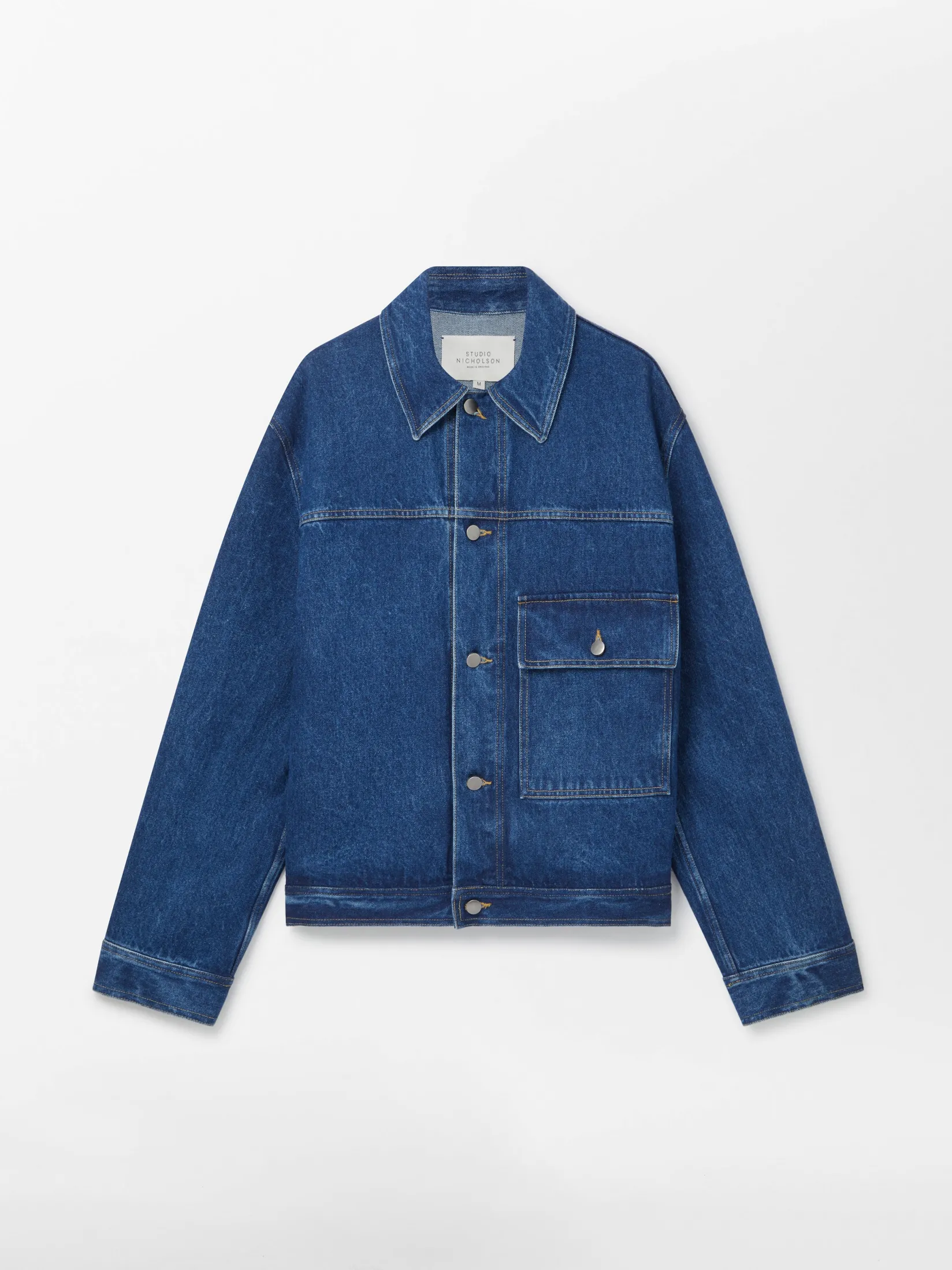 Clearance Studio Nicholson Petar Denim Jacket Indigo Wash