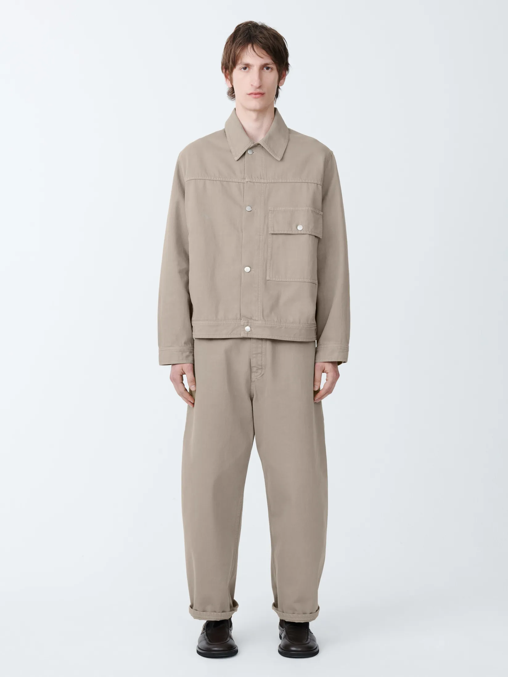 Hot Studio Nicholson Petar Denim Jacket Fawn