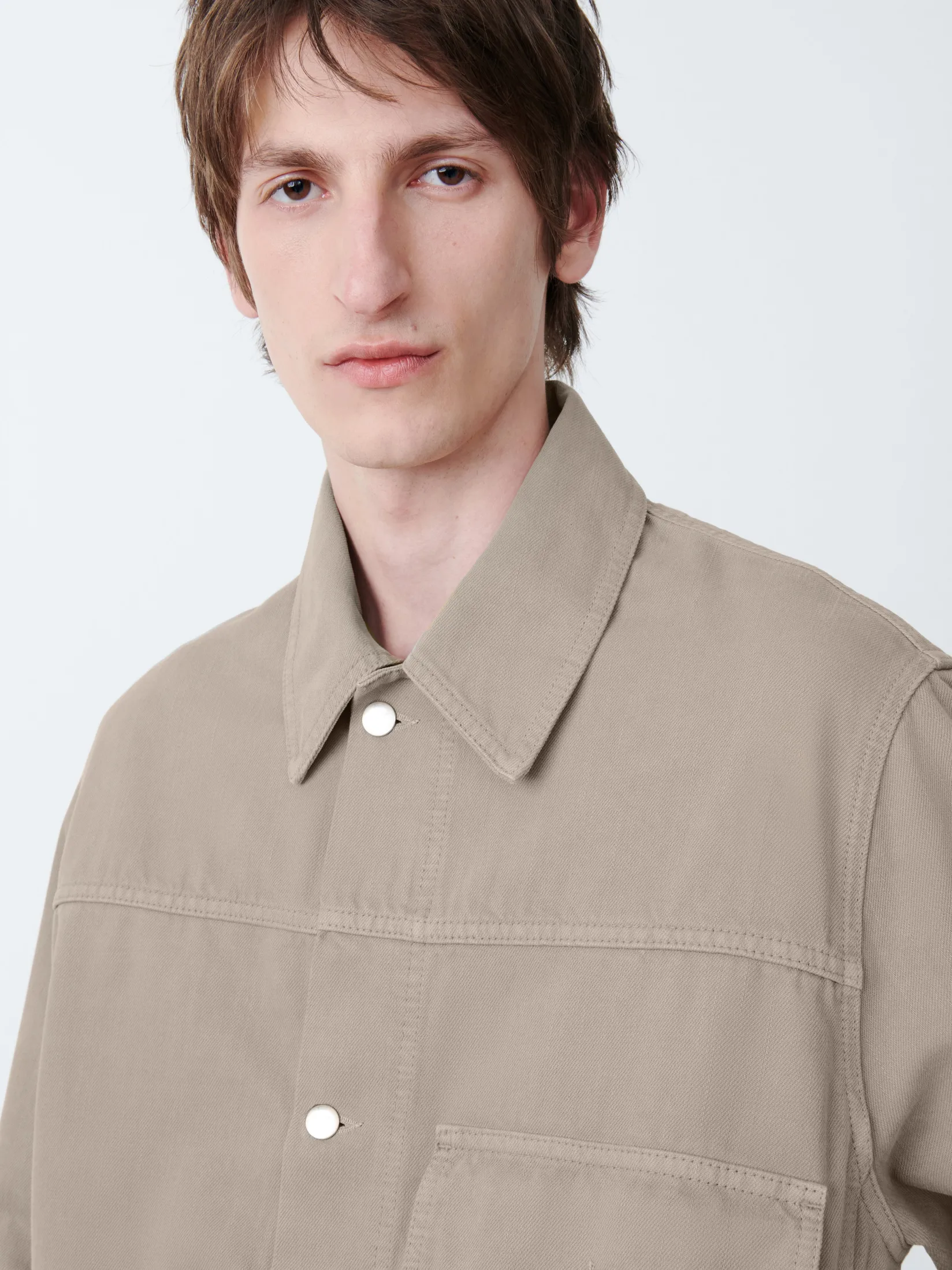 Hot Studio Nicholson Petar Denim Jacket Fawn