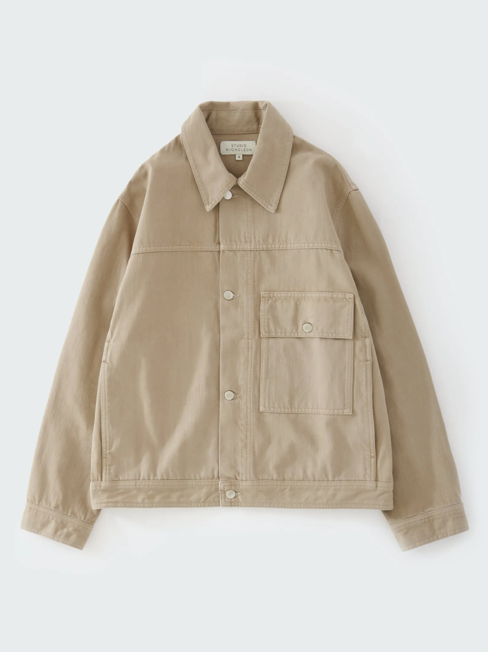 Hot Studio Nicholson Petar Denim Jacket Fawn